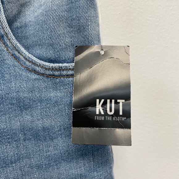 Kut From The Kloth Stella High Rise Fab Ab Flare Jeans Vintage Wash Size 00 - Picture 4 of 7